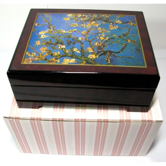 NEW IN BOX! Vintage Collectable Van Gogh San Francisco Music Box Co Jewelry Box - Picture 5 of 15
